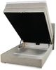 Boxspringbett Aalborg / Amelie, Polyester, Stoff, Grau, 134 x 105 x 217 cm Bild 2