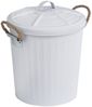 WENKO GARA Kosmetikeimer 6 Liter, Weiß matt Bild 1