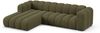 Micadoni Modulares Ecksofa Lupine 4-Sitzer Links Chenille Eden Grün Bild 2