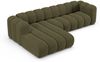 Micadoni Modulares Ecksofa Lupine 4-Sitzer Links Chenille Eden Grün Bild 3