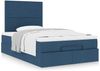 vidaXL Ottoman-Bett mit Matratze Blau 120x190 cm Stoff 3313063 Bild 4