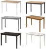 hagge home Skandinavisch Holz Schreibtisch Esstisch Schminktisch Computertisch Küchentisch Konsolentisch PC Tisch Homeoffice Esszimmertisch Wohnzimmertisch Arbeitszimmertisch 110x60 cm Höhe 75 cm, Weiß Bild 4