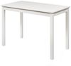 hagge home Skandinavisch Holz Schreibtisch Esstisch Schminktisch Computertisch Küchentisch Konsolentisch PC Tisch Homeoffice Esszimmertisch Wohnzimmertisch Arbeitszimmertisch 110x60 cm Höhe 75 cm, Weiß Bild 2