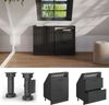 Küchenschrank für Dachschrägen R-Line Anthrazit Landhaus 60 cm mit 2 Schubladen Vicco Bild 5