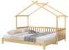 Kinder-Hochbett 90x200 cm, ausziehbar (Einzel-/Doppelbett), Massivholz, Natur Bild 5