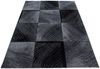 Kurzflor Teppich Pago rechteckig - 140x200 cm - Schwarz Bild 3
