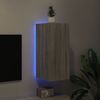 vidaXL TV-Wandschrank mit LED-Leuchten Grau Sonoma 30,5x35x70 cm 837242 Bild 4