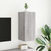 vidaXL TV-Wandschrank mit LED-Leuchten Grau Sonoma 30,5x35x70 cm 837242 Bild 5