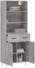 vidaXL Highboard Grau Sonoma 69,5x34x180 cm Holzwerkstoff 3200551 Bild 3