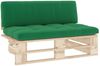vidaXL Outdoor-Mittelsofa Paletten Imprägniertes Kiefernholz 3066534 Bild 2