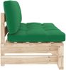 vidaXL Outdoor-Mittelsofa Paletten Imprägniertes Kiefernholz 3066534 Bild 4