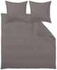 Uni-Mako-Satin - Curt Bauer Uni 155x220 + 80x80 cm-3847 stein Bild 3