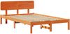 vidaXL Bettrahmen Wachsbraun 120 x 200 cm Massives Kiefernholz 872109 Bild 2