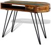 Tisch, Eisenbeinen/ Altholz, 97 x 45 x 76 cm Bild 4