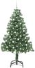 vidaXL Weihnachtsbaum mit 300 LEDs mit Ständer Grün 210 cm PVC 3396392 Bild 3