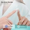 EMKE Badspiegel mit LED Beleuchtung 80x60cm Beschlagfrei 3 Lichtfarben Dimmbar Touch Bild 3