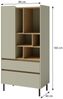 Beautysofa Bücherregal LICO mit 2 Schubalden und 1 Tür Bild 2