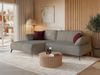 Selsey 'Avolla' Ecksofa mit Schlaffunktion, Bettkasten und hydrophober Chenille, linksseitig, Dunkelbeige Bild 3
