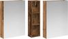 vidaXL Badezimmerschrank-Set 3 pcs 120 x 14,5 x 70 cm Holzwerkstoff 3403750 Bild 5