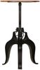 vidaXL Bartisch Altholz Massiv 60x(76-110) cm 245267 Bild 2