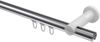 Innenlauf-Gardinenstangen-Set Platon Luino 140 cm, 1-läufig, 20 mm Ø Chrom Bild 3