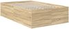 vidaXL Bettrahmen mit Kopfteil Sonoma-Eiche 120 x 190 cm Holzwerkstoff 3408594 Bild 5