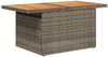 vidaXL 6-tlg. Garten-Sofagarnitur mit Kissen Grau Poly Rattan Akazie 3327553 Bild 4