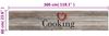 vidaXL Küchenteppich Waschbar Cooking Grau 60x300 cm Samt 136548 Bild 5