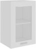 Hängeglasschrank, Küchenschrank, BuffetSchrank Lyon Weiß 40x31x60 cm Holzwerkstoff Bild 2