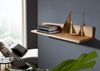 Wandregal Wild-/Zerreiche 81x20x12 natur geölt FRANKFURT #104 Bild 5