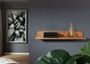 Wandregal Wild-/Zerreiche 81x20x12 natur geölt FRANKFURT #104 Bild 3