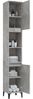 vidaXL Badschrank Betongrau 30x30x190 cm Holzwerkstoff 819800 Bild 4