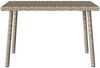 vidaXL Garten-Couchtisch Rechteckig Hellgrau 60x40x37 cm Poly Rattan 4104054 Bild 5