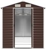 vidaXL Gartenhaus Braun 191 x 470 x 198 cm Verzinkter Stahl 3188268 Bild 5
