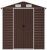 vidaXL Gartenhaus Braun 191 x 470 x 198 cm Verzinkter Stahl 3188268 Bild 4
