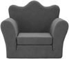 vidaXL Schlafsofa für Kinder Anthrazit Weich Plüsch 357054 Bild 3