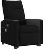 vidaXL Massagesessel mit Aufstehhilfe Schwarz Stoff 3324061 Bild 4