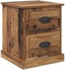 vidaXL Nachttisch Altholz 39 x 39 x 47,5 cm Holzwerkstoff 881328 Bild 2