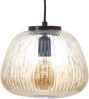Brilliant AG Leuchten 80107-86 Kaizen Pendelleuchte amber bernstein schwarz matt Bild 4