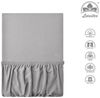 leevitex® Spannbettlaken Spannbettlaken Kinder Spannbettlaken Premium 170 g/m², Gummizug: Rundumgummizug, (2 Stück), schwer & blickdicht, 100% Baumwolle, 70 x 140 cm Bild 3