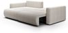 Ecksofa Sofa mit Schlaffunktion CHAIRA Stoff Curio Hellgrau Ottomane Links Bild 2