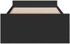 vidaXL Bettgestell mit Schubladen Schwarz 75x190 cm Holzwerkstoff 3280350 Bild 4