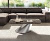 Couchtisch Edge Boot 120x70 cm Keramik Emperador Extra Lucidato Dunkelbraun Conis Edelstahl gebürstet Bild 2