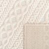 Paco Home Teppich In- & Outdoor, Moderne abstrakte Boho Designs mit 3D Struktur, robust & wetterfest, ideal für Terrasse Wohnzimmer & Küche, Grösse:60x100 cm, Farbe:Creme 4 Bild 3