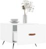 vidaXL Couchtische 2 Stk. Hochglanz-Weiß 50x50x40 cm Holzwerkstoff 829337 Bild 4