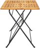 vidaXL Klappbarer Gartentisch 120x70x74 cm Massivholz Akazie 313159 Bild 3