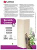 Flamingo Kratzbrett Kratzbrett Ecke Sisal beige Bild 2