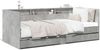 vidaXL Tagesbett mit Schubladen ohne Matratze Betongrau 75x190 cm 3280863 Bild 2