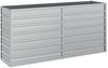 vidaXL Garten-Hochbeet 160x40x77 cm Verzinkter Stahl Silber 316894 Bild 2