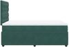 vidaXL Boxspringbett mit Matratze Dunkelgrün 120x190 cm Samt 3292295 Bild 5